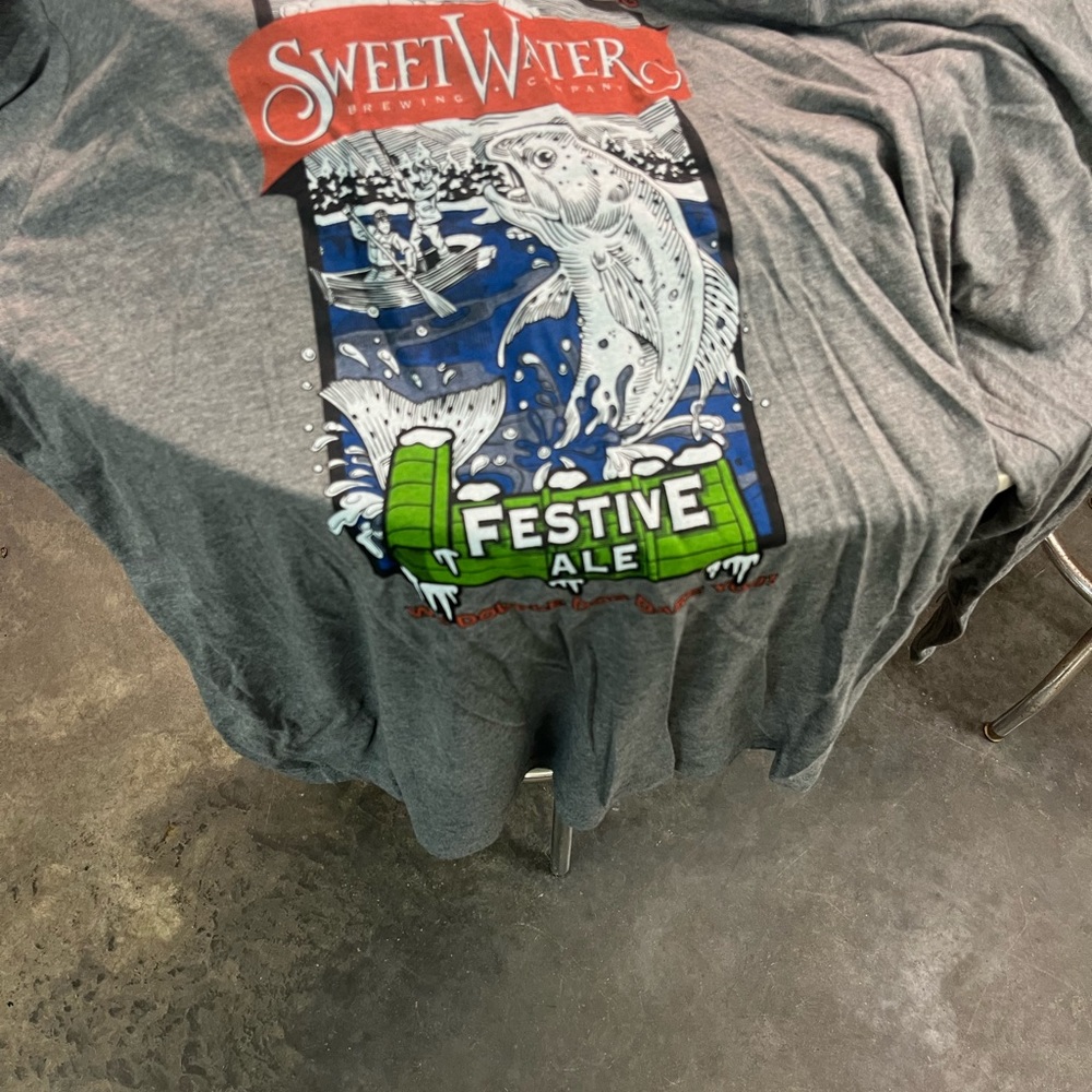 2 sweet water brewery shirts xl brand new